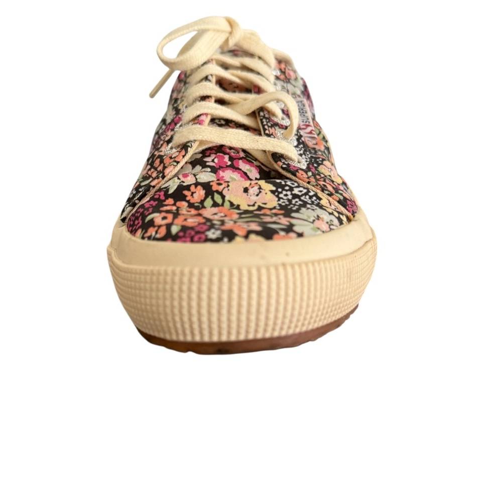 Superga Women’s Size 8 Size 39 Floral Daisy Multicolor Sneakers Casual Lace Up - Picture 8 of 12
